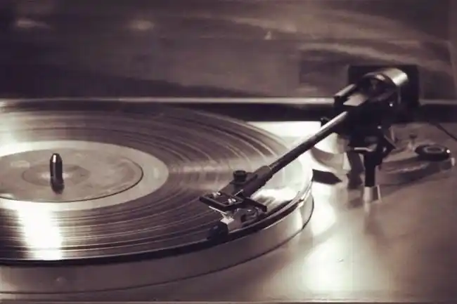 怀旧复古的黑胶唱片小清新图片