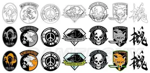 合金装备系列标志合金装备各组织势力标志合集