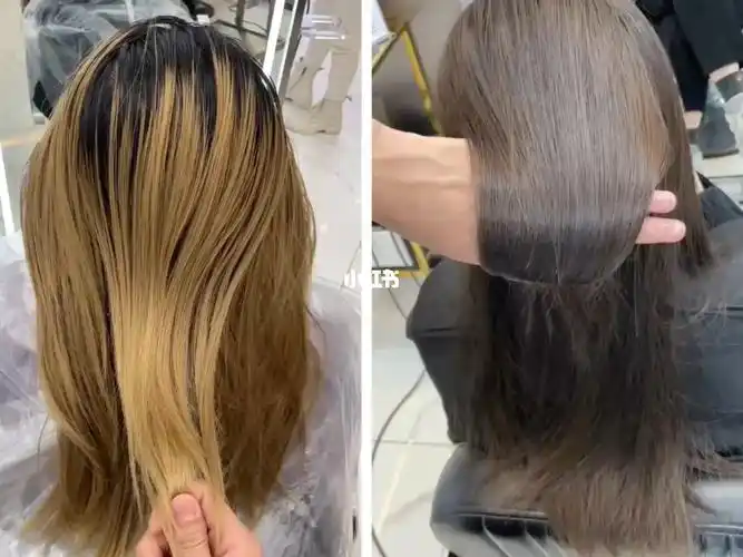 摩卡棕非常低调的一款发色 显白不挑人棕色为主色 灰色为副色调室内