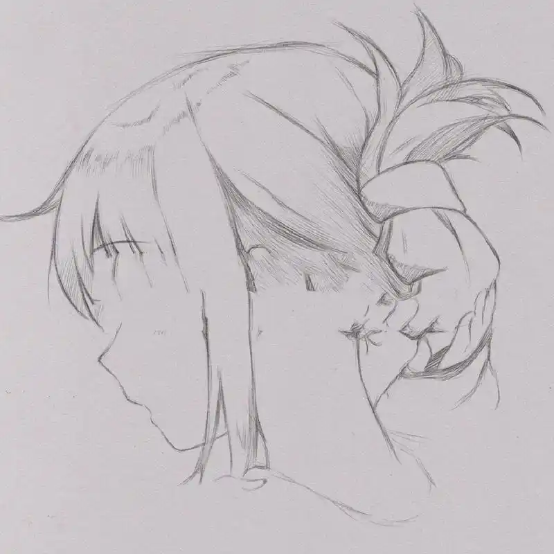 教你用铅笔手绘一张可爱的动漫女生 伙伴们好,今天我为你们带来一期