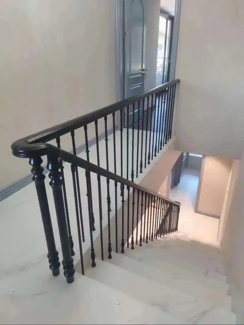 极简铁艺护栏#别墅楼梯扶手设计 #专业生产厂家 #楼梯 #楼 - 抖音