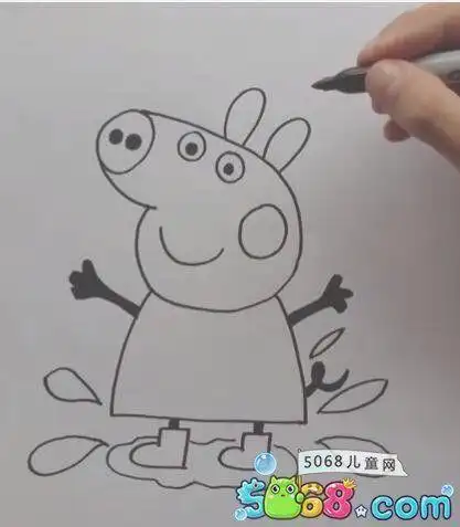 八至九岁儿童画的简笔画