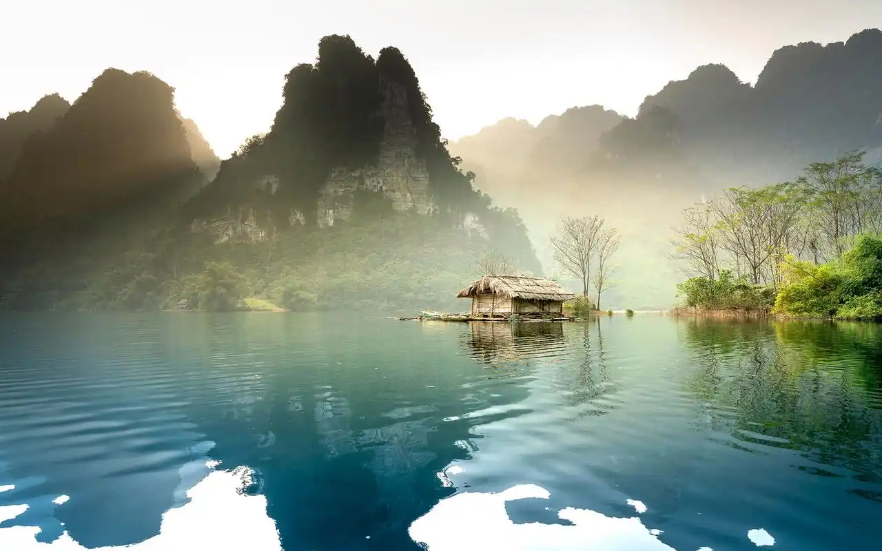 唯美迷人山水风光图片桌面壁纸_风景壁纸_壁纸下载_美桌网