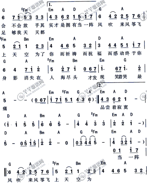 知足 五月天 歌谱 简谱