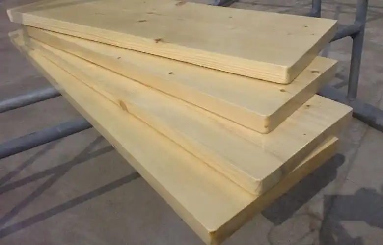 松木板墙架 搁板一字隔板 隔板 全实木整块板无接口 厚度2.