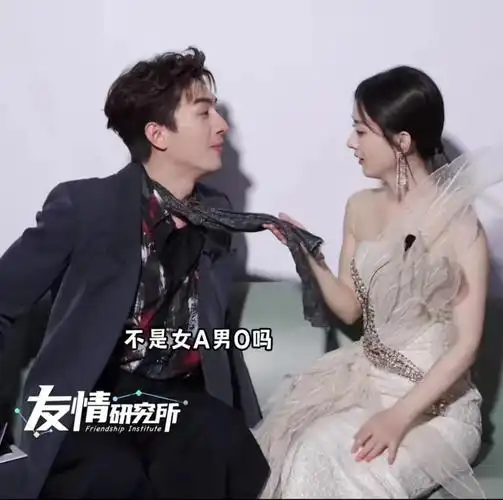 你阳我阴,相处愉快 ",剧外也同样安排了赵丽颖扯林更新领带的互动环节