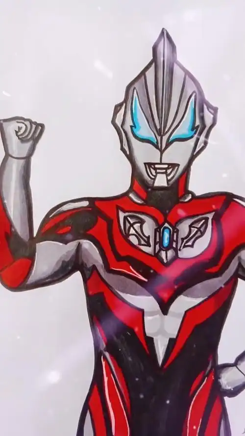 奥特曼画了个捷德奥特曼喜欢