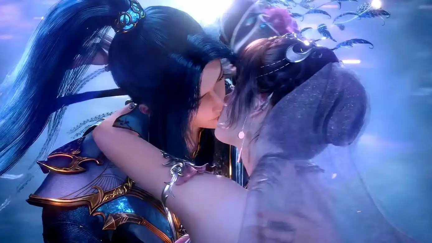 斗罗大陆:唐三和小舞订婚,唯美瞬间值得保存