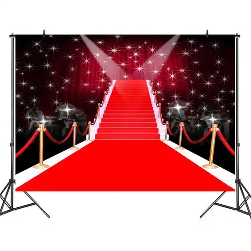 新款舞台红毯摄影背景布儿童拍照写真数码背景跨境供应外贸出口