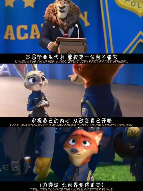 2分,来看看《疯狂动物城》里发生了什么吧!