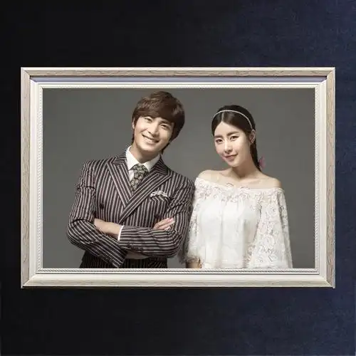 洗婚纱照片相框挂墙大