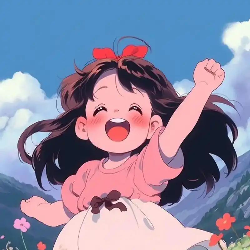 微笑女孩可爱头像,今天你笑了吗#女生头像 #动漫女头 #治愈 - 抖音