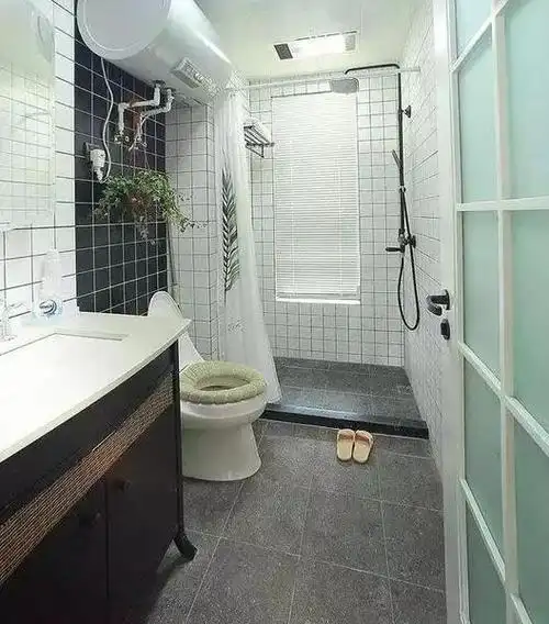 小户型卫生间如何巧妙做干湿分离设计,看后就会发现心思太巧妙了