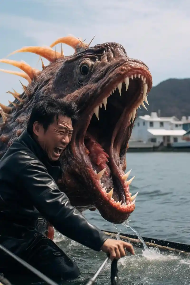 ai绘画,基因变异鱼.#核污水 #核污染 #科幻画 #ai绘 - 抖音