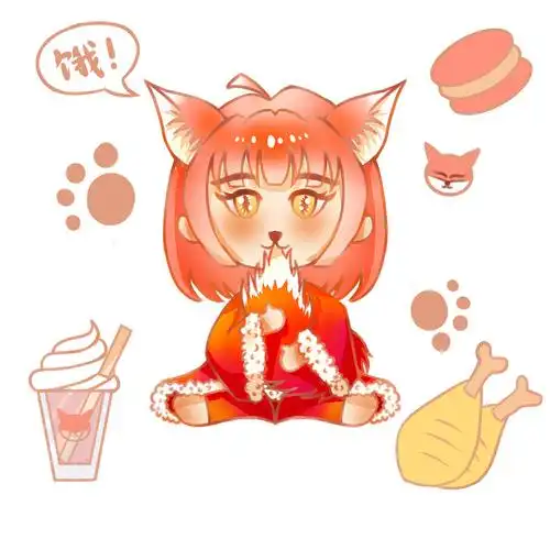 一些动物拟人q版小人