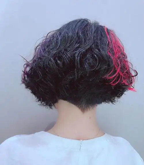 泰迪卷烫发洋气又时髦,烫发图片,发型图片