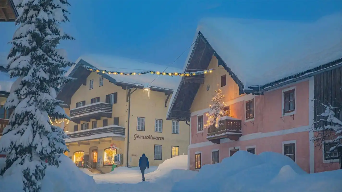 唯美冬日雪景高清图片桌面壁纸