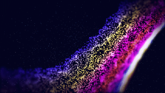 唯美五彩粒子gif