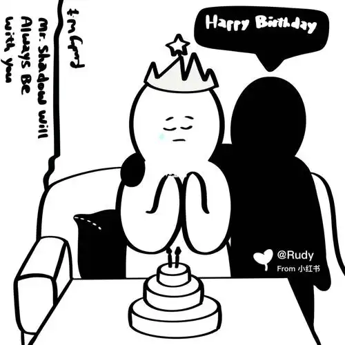 插画|孤独|每个独自过生日的人