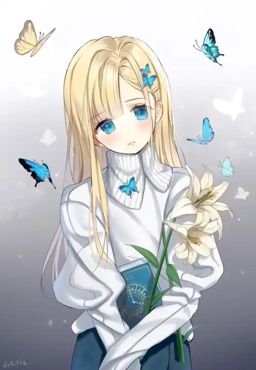 二次元 手绘 美 动漫 意境 插画 头像 壁纸 动漫 唯美 清新 甜美 可爱