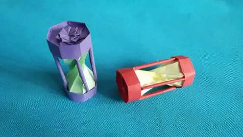 折纸王子教你折纸沙漏 第一段