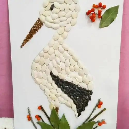 西瓜子南瓜子不要丢巧用瓜子制作出漂亮的拼贴画