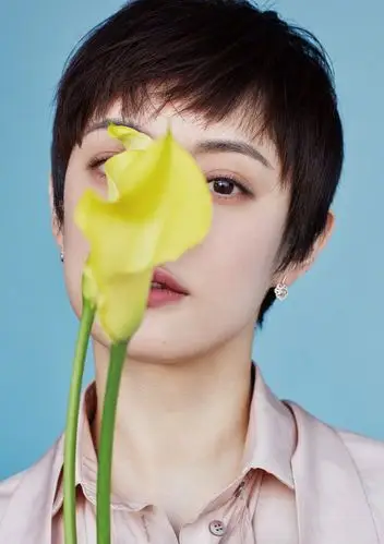 孙俪清新脱俗时尚杂志写真