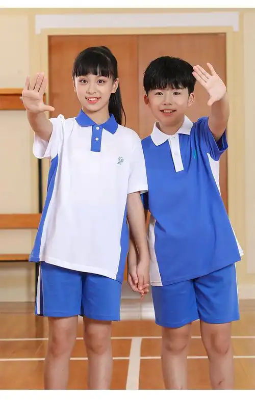 深圳市统一中学生运动校服夏秋班服工厂定制