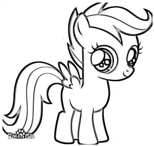 小马宝莉的画法简笔画