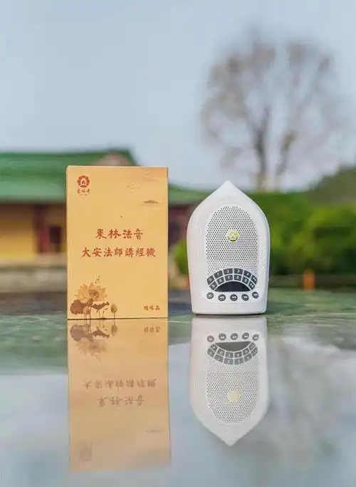 我把大安法师讲经机打开让她听,她越听越欢喜.