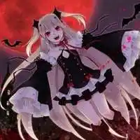 动漫吸血女鬼图片头像