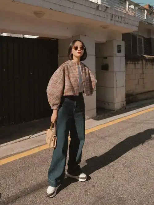 亚裔155博主vivid凹出175的气场?看她穿搭法则,小个子不再自卑!