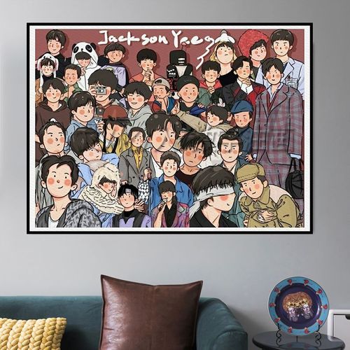 易烊千玺数字油画diytfboys数字油画合集人物手工填色礼物