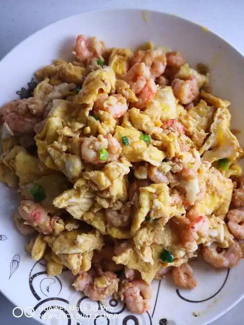 鸡蛋炒虾仁