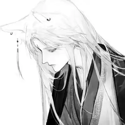 古风头像男生高冷动漫黑白霸气图片