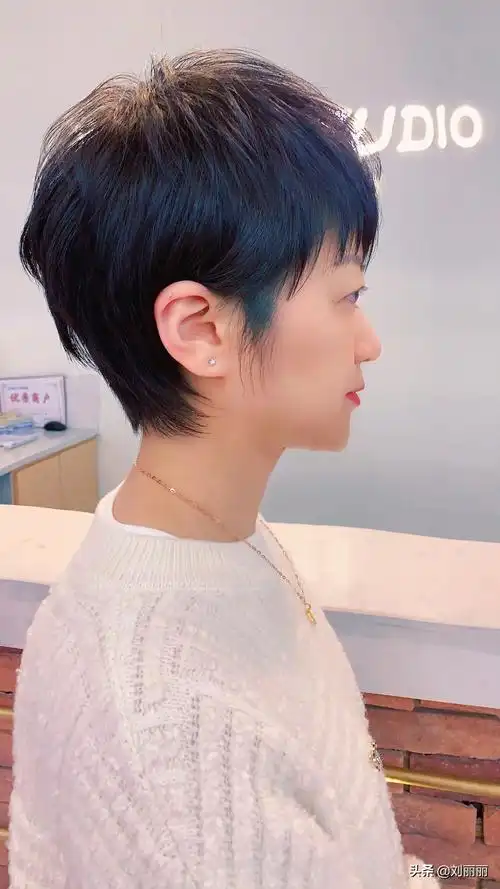 当你感觉波波头依然很热的话,可以试试层次短发,蓬松自然不夸张,适合