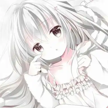 2021白色系女生动漫头像-卡通头像 - 壁纸之家