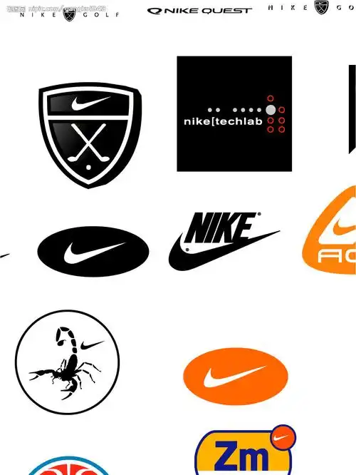耐克标志集设计图__企业logo标志_标志图标_设计图库_昵图网nipic.com