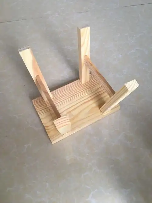 皇豹木diy小椅子儿童小板凳榫卯交作业凳子手工安全实木家用椅子