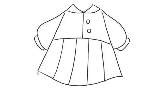 校服简笔画 学生校服简笔画