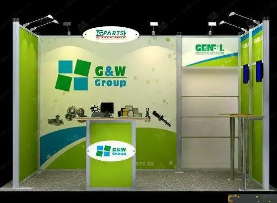 小展位搭建/小展台搭建/便携展架——杭州企睿展示