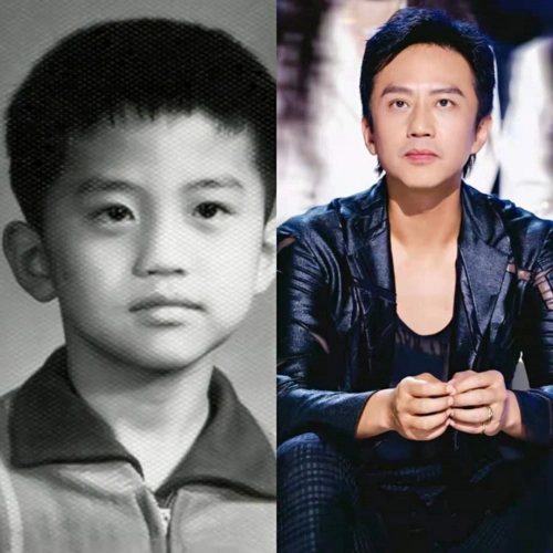 小时候和现在的眼神莫名相似的杨超越.从小看到大的"功夫小子"释小龙.