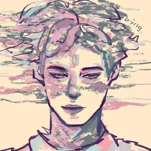 概念艺术感抽象头像