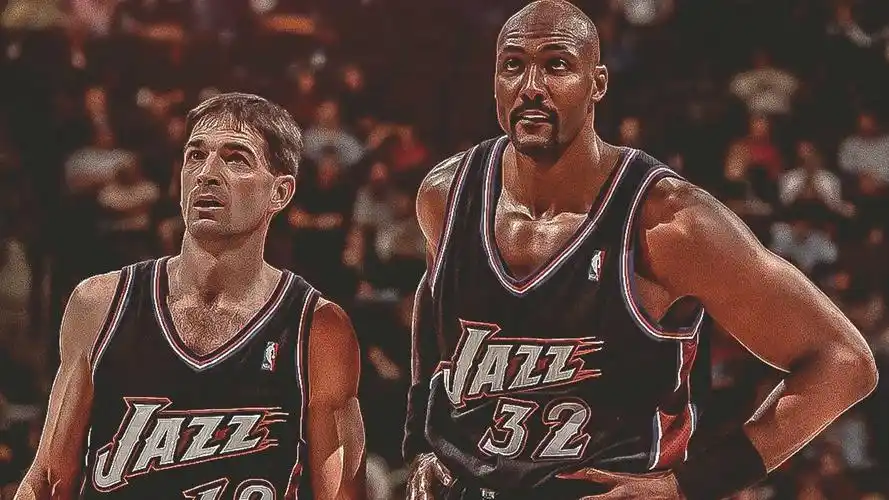 《nba绝对经典》nba最佳组合-犹他双煞 斯托克顿和马龙铸造铁血军团