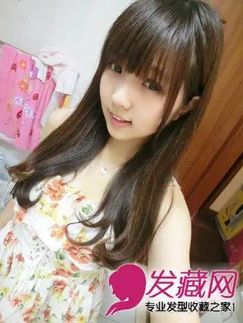 【图】萌系减龄齐刘海发型 显瘦显嫩两不误_女生发型与脸型_发藏网