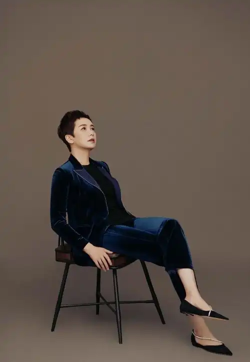 影后蒋雯丽也难逃岁月穿长袖过膝裙还要配打底裤像个大妈