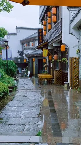 江南小镇拍摄于江西上饶特色小镇非物质文化遗产景区