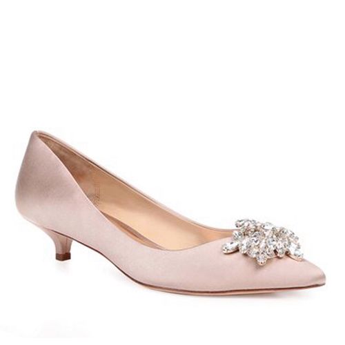 单鞋女真丝水钻5色婚纱拍摄鞋时装晚宴酒会礼服鞋3cm新娘鞋婚鞋