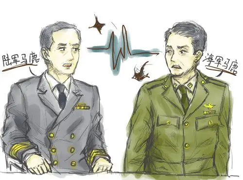 全场大家都穿着海军马鹿的制服,唯有格林沃是飞行员,然而他却穿的是