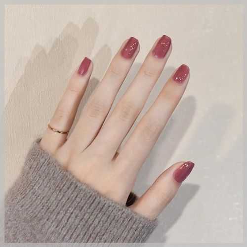 一然指甲油裸色系透明免烤快干持久2021年新色女可剥撕拉秋冬孕妇